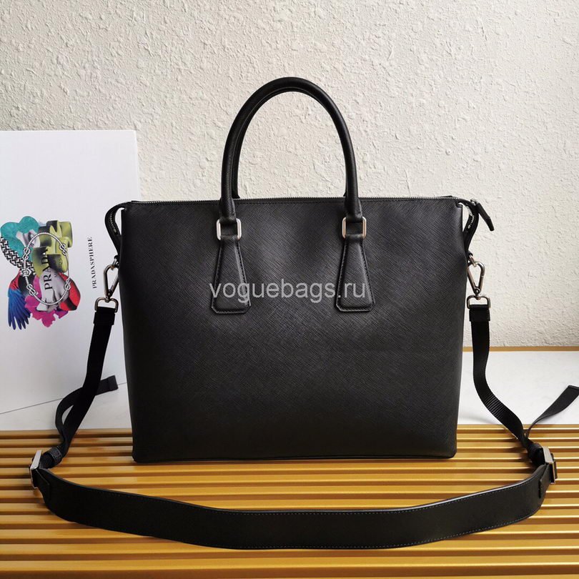 Our Factory offer best Designer HIGH quality replica handbags in cheaper price! Up to 70% discount now. Quality Guarantee! Fast Shipping Worldwide Replica Prada 2VG044 Saffiano Leather Tote Bag in Black