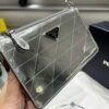 Replica Prada 1BC155 Saffiano leather mini Shoulder bag Silver