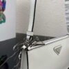 Replica Prada 1BC155 Saffiano leather mini bag White