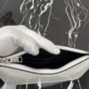 Replica Prada 1BC155 Saffiano leather mini bag White