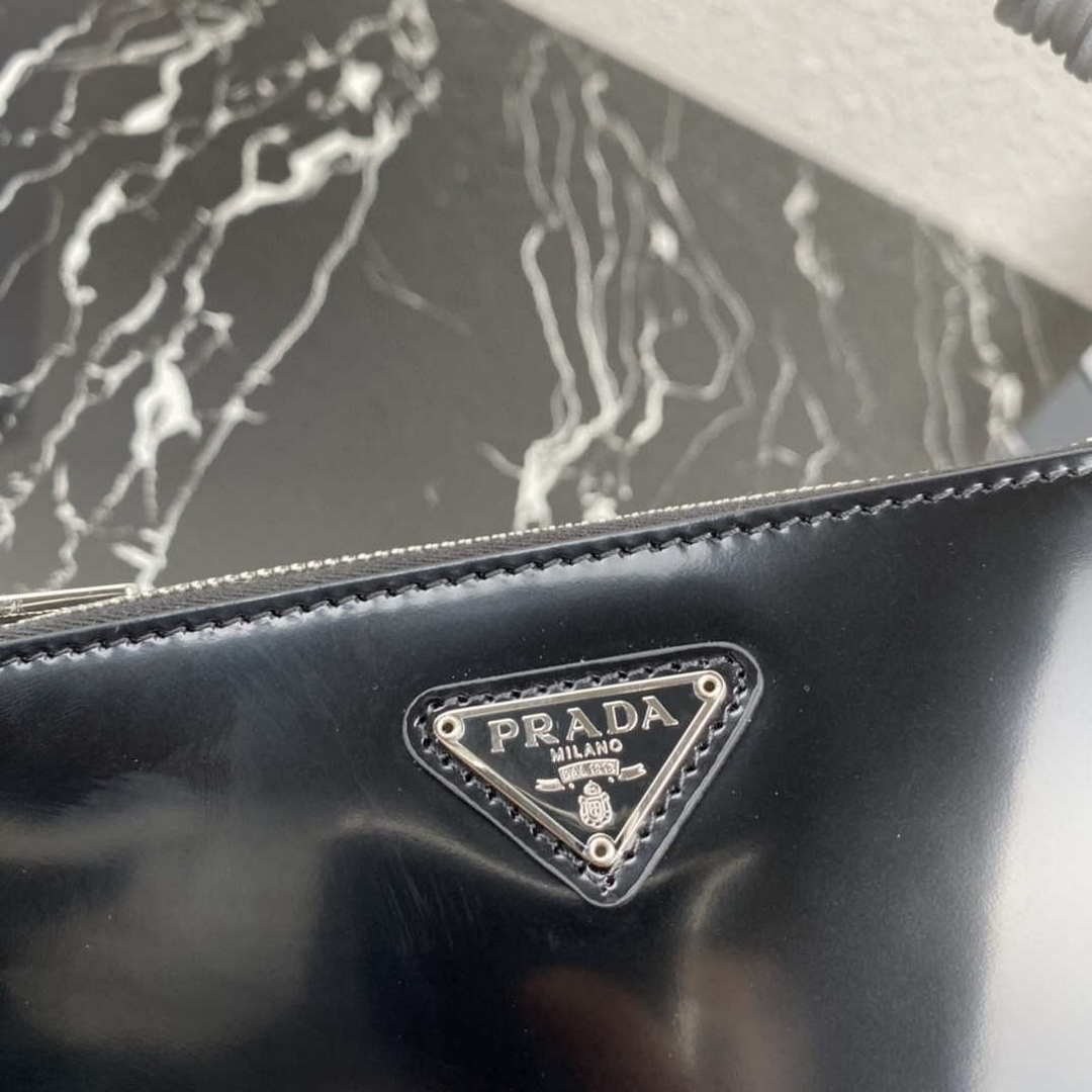 Replica Prada 1BC155 Saffiano leather mini bag Black