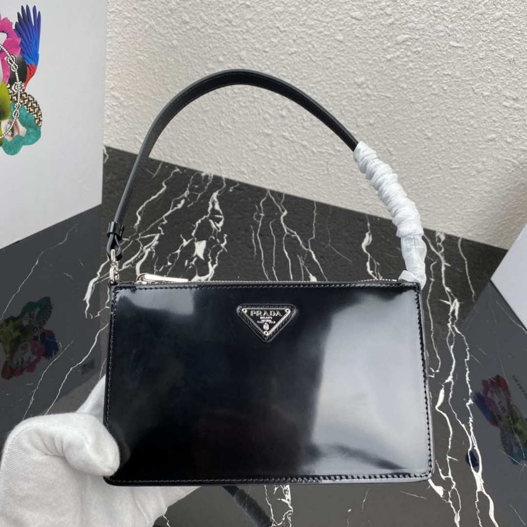 Replica Prada 1BC155 Saffiano leather mini bag Black