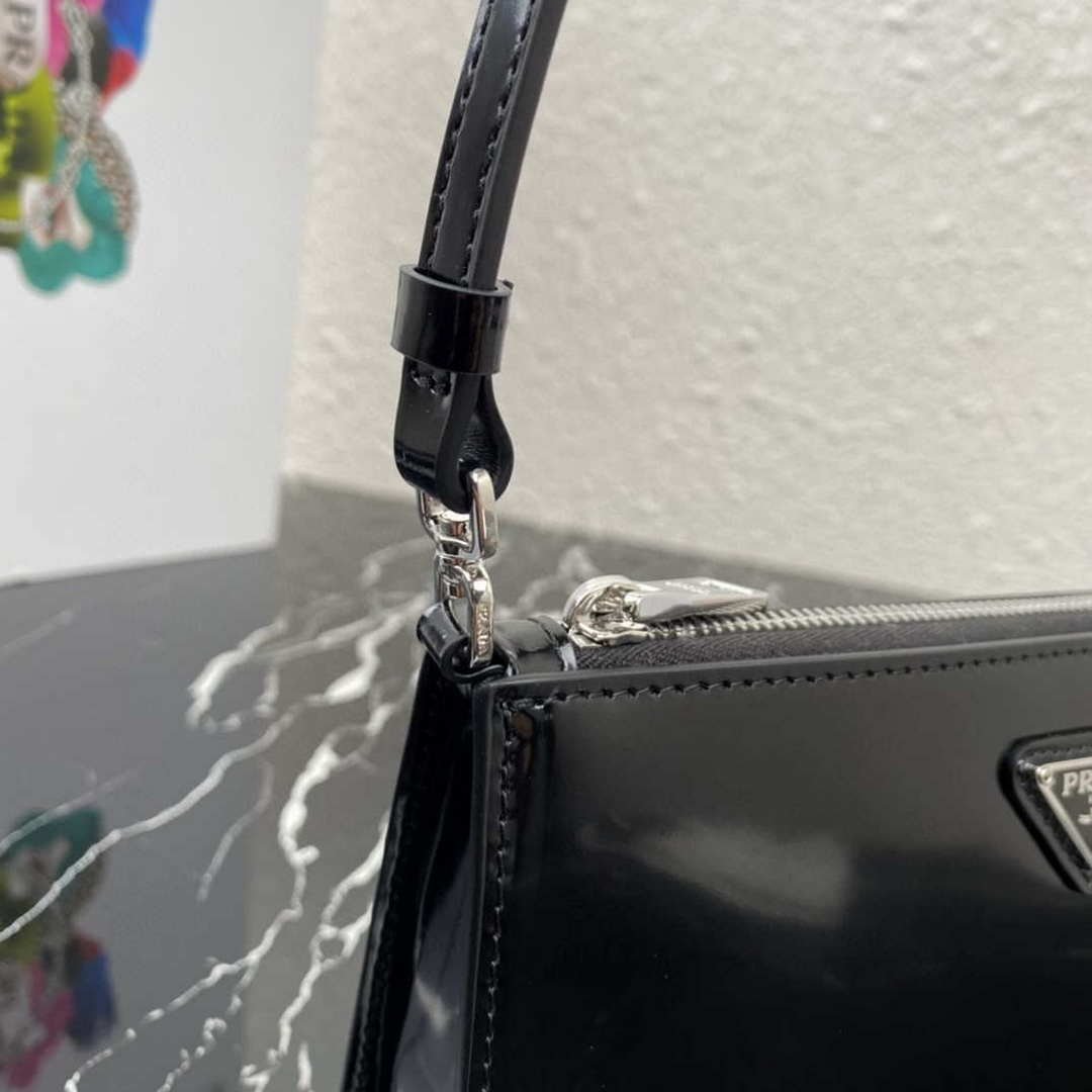 Replica Prada 1BC155 Saffiano leather mini bag Black
