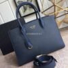 653253141f026.jpg Replica Prada 1BA153 Large Saffiano Leather Handbag In Navy Blue