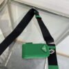 653253a75d5ec.jpg Replica Prada Leather Prada Triangle shoulder bag 1BH190 Green
