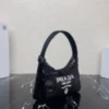 653253f0c2155-150x150 Replica Prada 1NE515 Re-Edition 2000 sequined Re-Nylon mini-bag Black