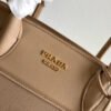 Replica Prada 1BA046 Medium Esplanade Leather Tote Bag Apricot