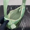 Replica Prada 1NE515 Satin mini-bag with artificial crystals Green