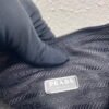 Replica Prada 1NE515 Satin mini-bag with artificial crystals Black