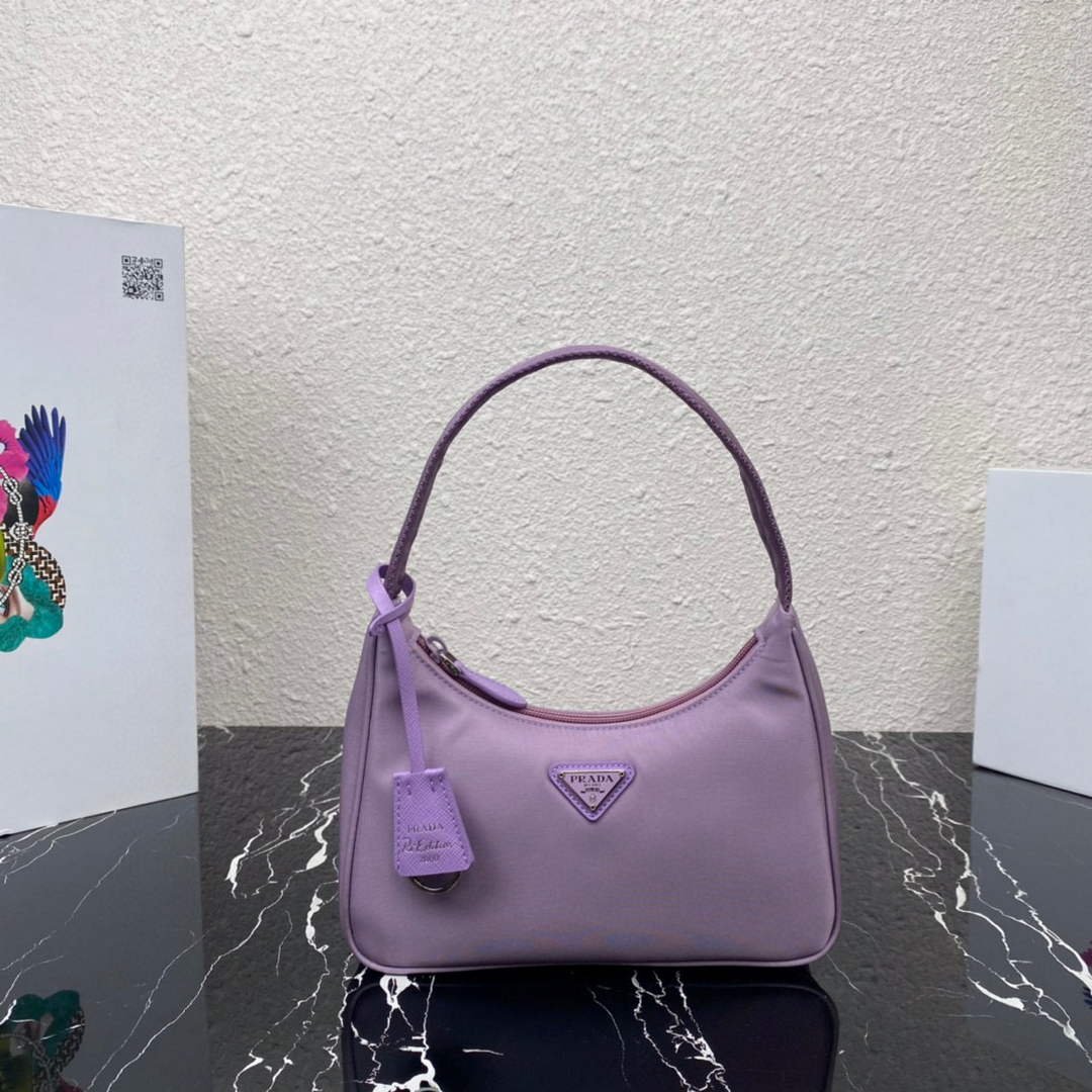 Replica Prada 1NE515 Re-Nylon Re-Edition 2000 mini-bag Purple