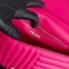 Replica Prada 1BD108 Medium Leather Prada Diagramme Bag Plum