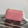 Replica Prada 1BD108 Medium Leather Prada Diagramme Bag Pink