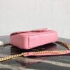 Replica Prada 1BD108 Medium Leather Prada Diagramme Bag Pink