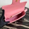 Replica Prada 1BD108 Medium Leather Prada Diagramme Bag Pink