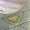 Replica Prada 1BC151 Prada Padded Calfskin Shoulder Bag in Green