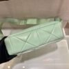 Replica Prada 1BC151 Prada Padded Calfskin Shoulder Bag in Green