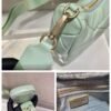 Replica Prada 1BC151 Prada Padded Calfskin Shoulder Bag in Green
