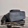 Replica Prada 1BG354 tote shoulder hanbag Nylon calfskin leather Black