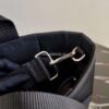 Replica Prada 1BG354 tote shoulder hanbag Nylon calfskin leather Black