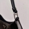 Replica Prada 1BC499 Prada Cleo Brushed Leather Shoulder Bag in Black