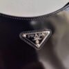 Replica Prada 1BC156 Prada Cleo Brushed Leather Shoulder Bag Black