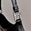 Replica Prada 1BC156 Prada Cleo Brushed Leather Shoulder Bag Black