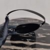 Replica Prada 1BC156 Prada Cleo Brushed Leather Shoulder Bag Black