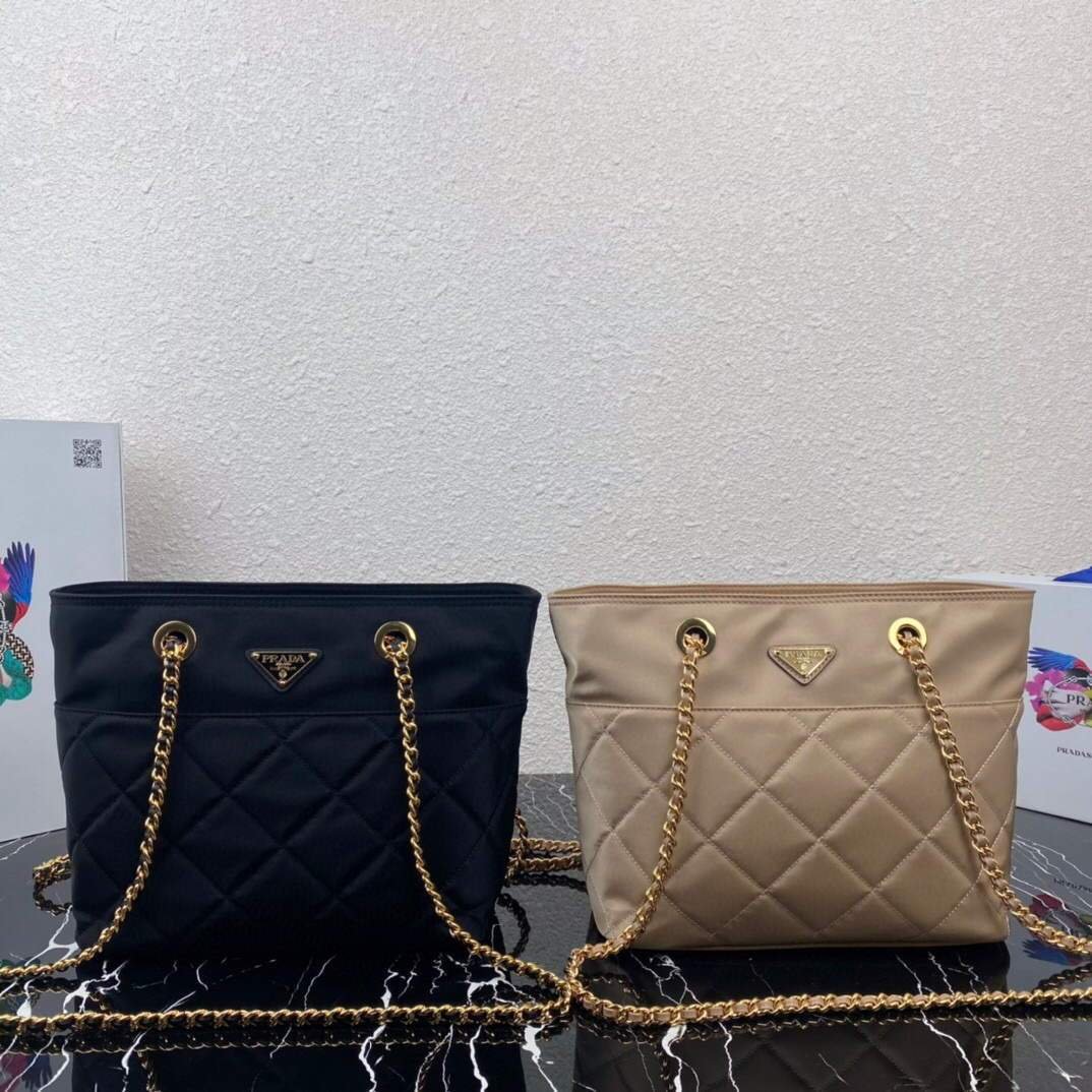 replica handbags, knock off purses, knockoff handbags, fake designer handbags, replica designer handbags, replica handbags,high quality replica designer handbags, Replica Prada Nylon Vintage Chain Stray Bag 1BD625 Apricot