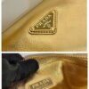 Replica Prada Leather Prada Triangle shoulder bag 1BH190 Gold