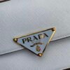 Replica Prada 1BD320 Prada Emblème Saffiano Shoulder Bag Light Blue