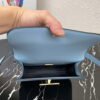 Replica Prada 1BD320 Prada Emblème Saffiano Shoulder Bag Light Blue
