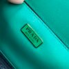Replica Prada 1BD320 Prada Emblème Saffiano Shoulder Bag Green