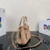Replica Prada 1BA906 Prada Galleria Saffiano leather mini-bag Light Pink