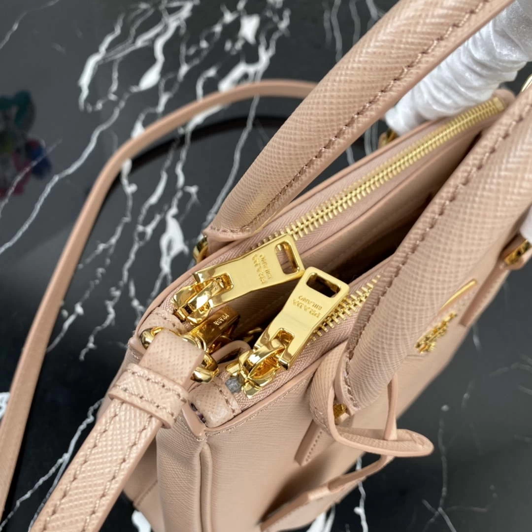 Replica Prada 1BA906 Prada Galleria Saffiano leather mini-bag Light Pink