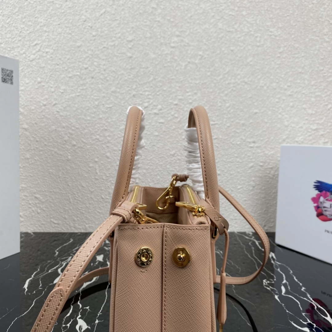 Replica Prada 1BA906 Prada Galleria Saffiano leather mini-bag Light Pink