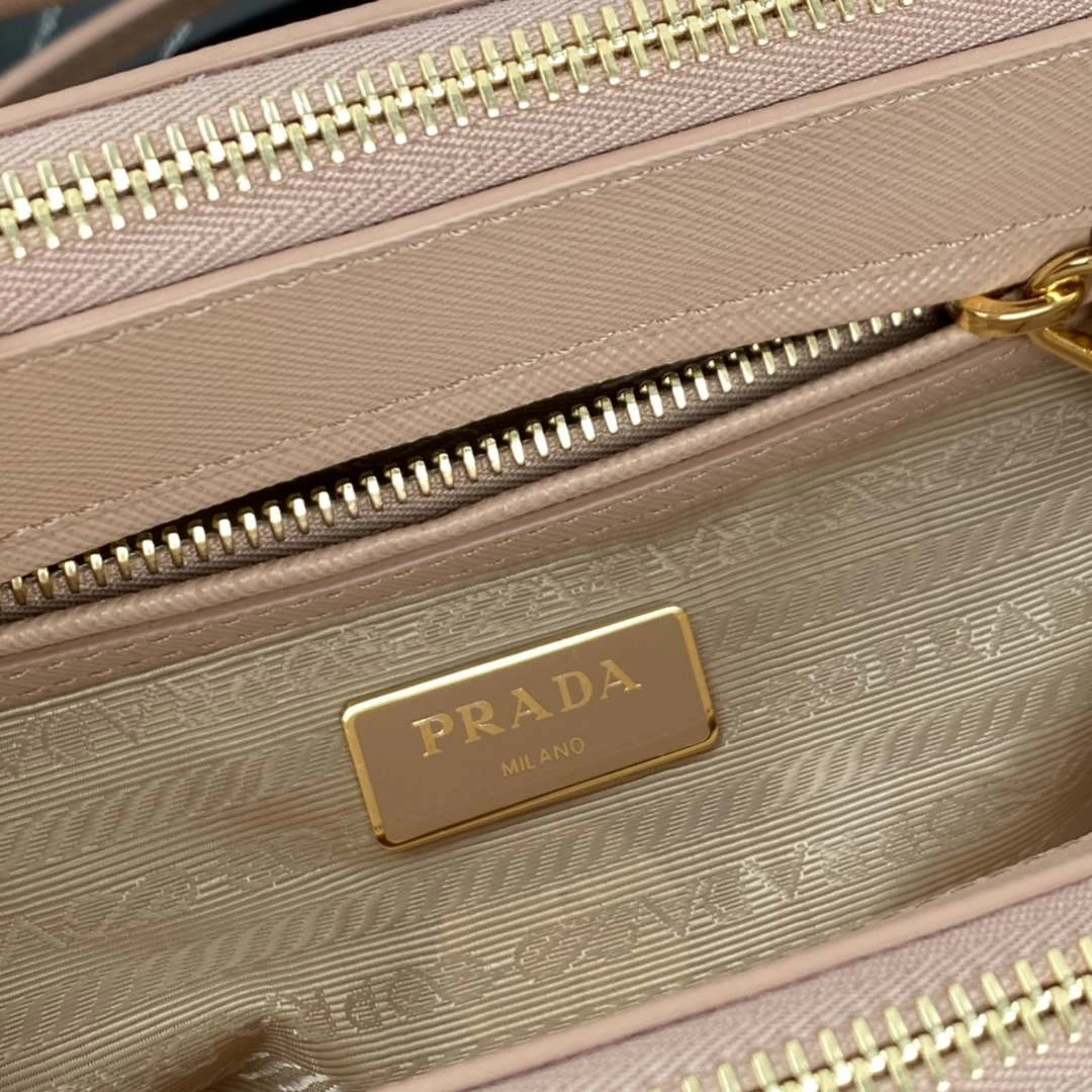 Replica Prada 1BA906 Prada Galleria Saffiano leather mini-bag Light Pink
