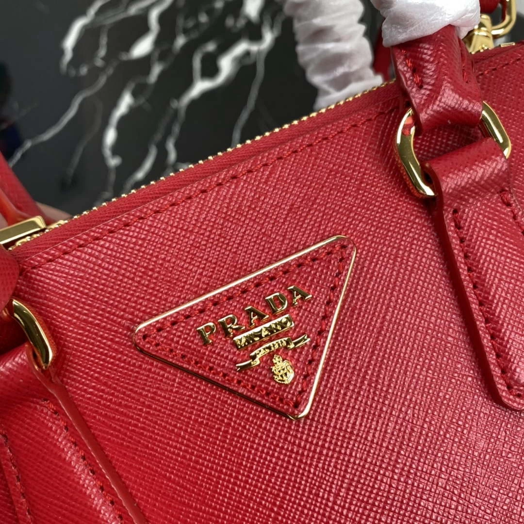 Replica Prada 1BA906 Prada Galleria Saffiano leather mini-bag Red