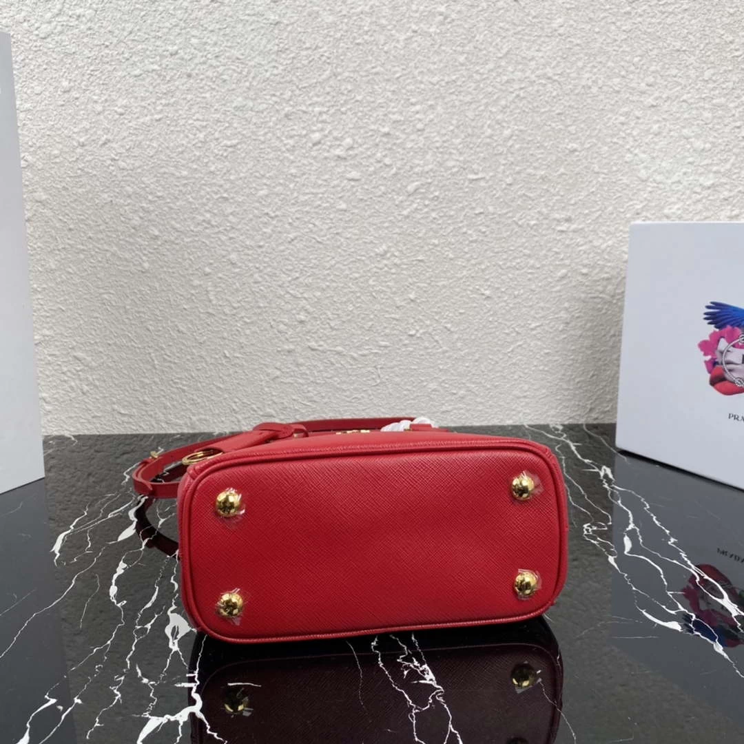 Replica Prada 1BA906 Prada Galleria Saffiano leather mini-bag Red