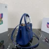 Replica Prada 1BA906 Prada Galleria Saffiano leather mini-bag Light Blue
