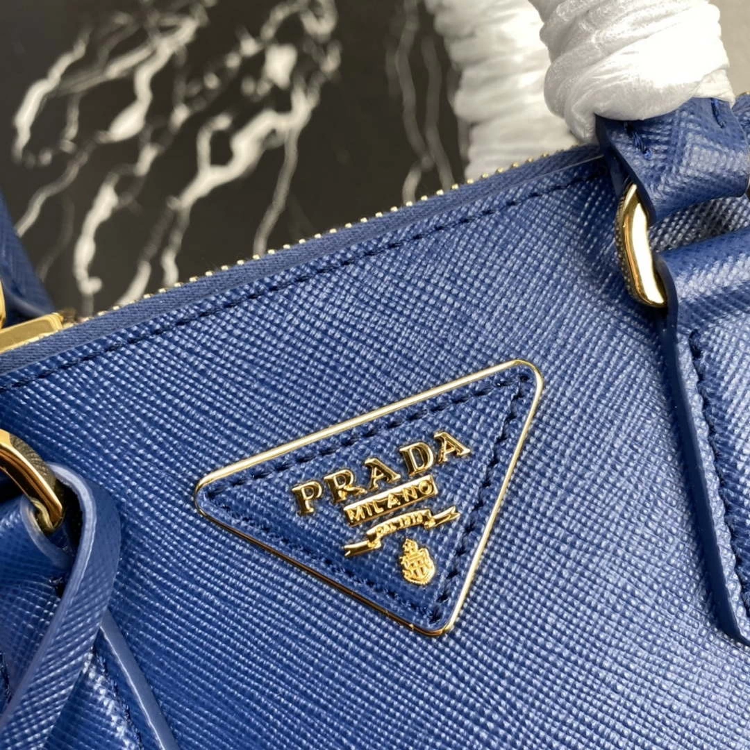 Replica Prada 1BA906 Prada Galleria Saffiano leather mini-bag Light Blue