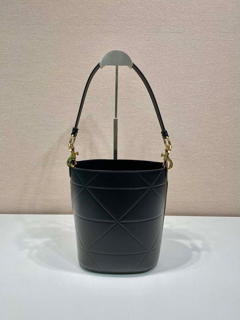 Replica Prada 1BA380 Small Saffiano Leather Prada Bucket Bag