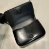 Replica Prada 2VD061 Black Brushed Leather Mini-bag With Shoulder Strap Black
