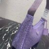 Replica Prada 1NE515 Satin mini-bag with artificial crystals Purple
