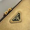 Replica Prada 2VH070 Saffiano Gold leather Prada Brique bag