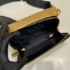 Replica Prada 2VH070 Saffiano Gold leather Prada Brique bag
