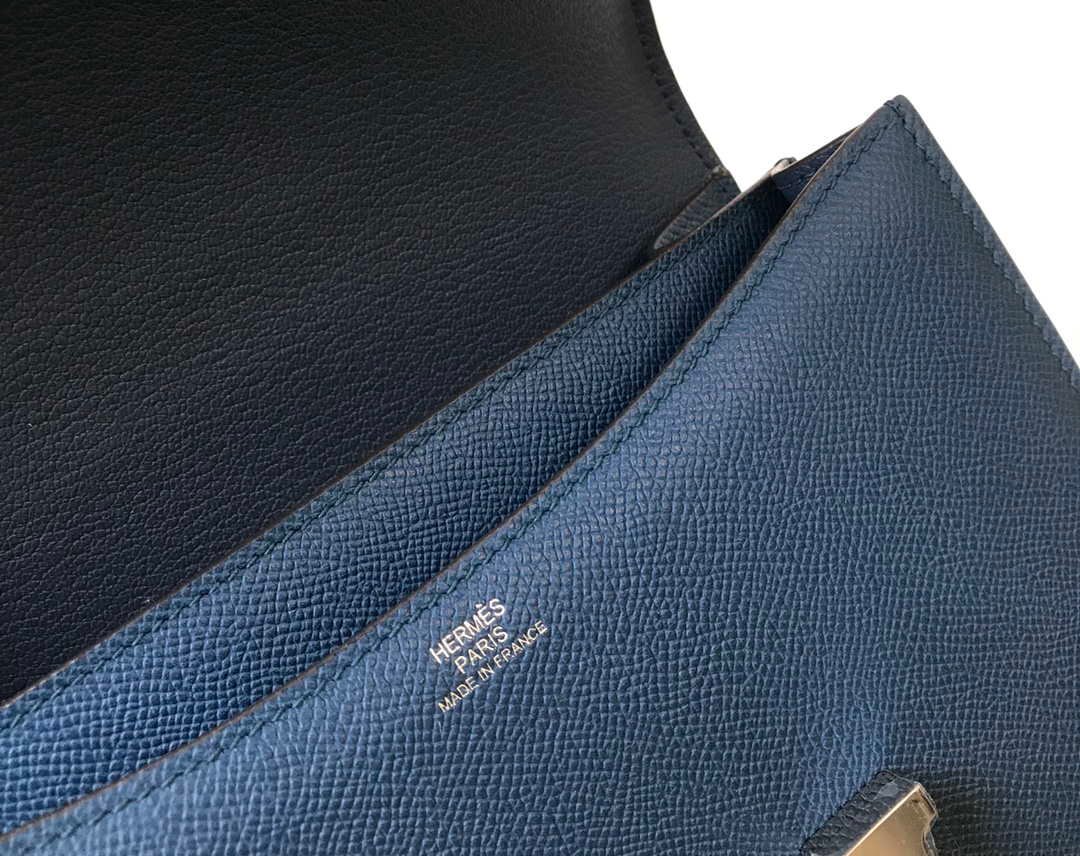 6532755d881d0.jpg Replica Hermes Constance Shoulder Bags Epsom Leather Silver H28417