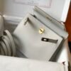 Replica Hermes Kelly Danse 22cm Leather Bag 20360 Gray