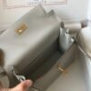Replica Hermes Kelly Danse 22cm Leather Bag 20360 Gray