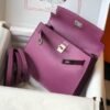 Replica Hermes Kelly Danse 22cm Leather Bag 20358 Purple
