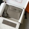 Replica Hermes Kelly Danse 22cm Leather Bag 20356 Gray